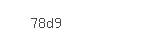 Captcha: 78d9